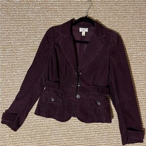 LOFT Women's Dark Purple Blazer